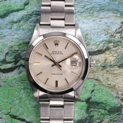 Rolex 6694 | 34 mm | 1977 | Cadran beige | Index or | Acier