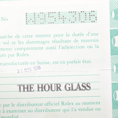 Rolex 14010 | 34mm | 1996 | Cadran argent | Boite & Papiers | Acier