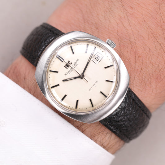 IWC Automatic Calibre 8541B | 35 mm | CIRCA 1970 | Cadran beige | Acier