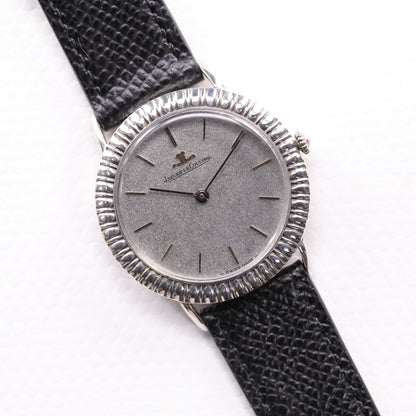 Jaeger Lecoultre 9033 | 34 mm | CIRCA 1970 | Cadran argent texturé | Argent 800°°