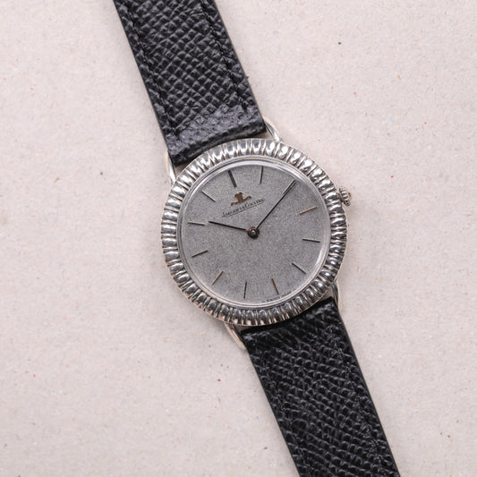 Jaeger Lecoultre 9033 | 34 mm | CIRCA 1970 | Cadran argent texturé | Argent 800°°