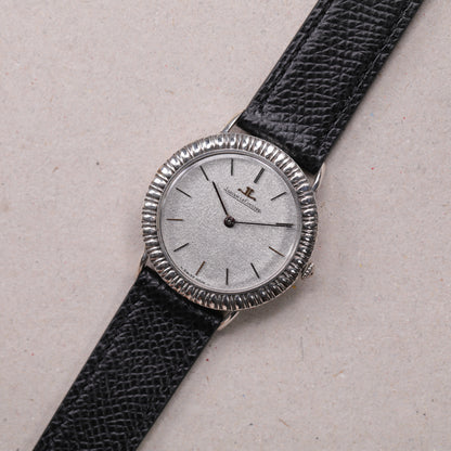 Jaeger Lecoultre 9033 | 34 mm | CIRCA 1970 | Cadran argent texturé | Argent 800°°