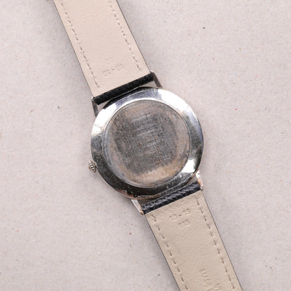 Jaeger Lecoultre 9033 | 34 mm | CIRCA 1970 | Cadran argent texturé | Argent 800°°