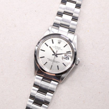 Rolex 1500 | 34 mm | 1974 | Cadran argent lin | Acier