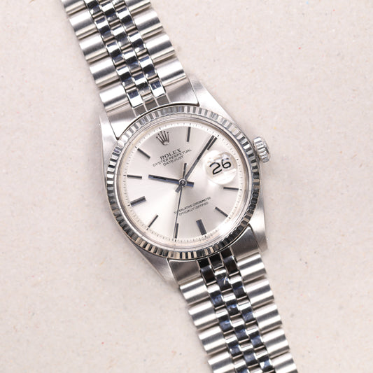 Rolex 1601 | 36 mm | 1972 | Cadran argent | Acier