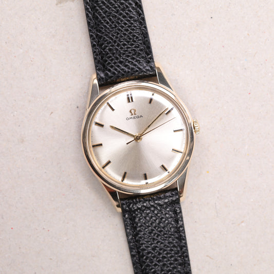 Omega 14986-63 SC 36mm | 1961 | Cadran champagne | Plaqué or
