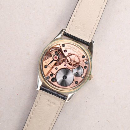 Omega 14986-63 SC 36mm | 1961 | Cadran champagne | Plaqué or