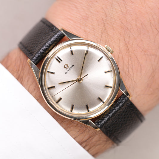 Omega 14986-63 SC 36mm | 1961 | Cadran champagne | Plaqué or