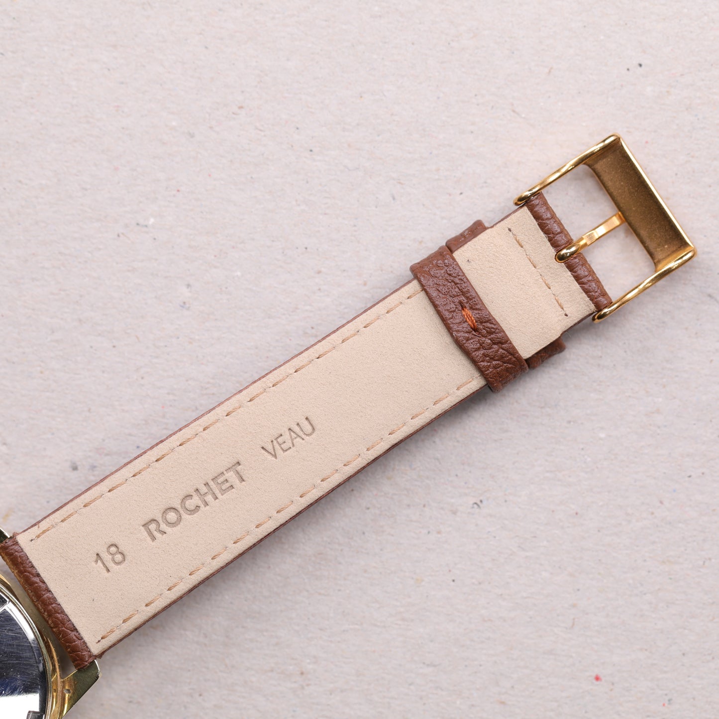 Girard Perregaux Gyromatic 461-379 | 34 mm | CIRCA 1970 | Cadran doré | Plaqué or