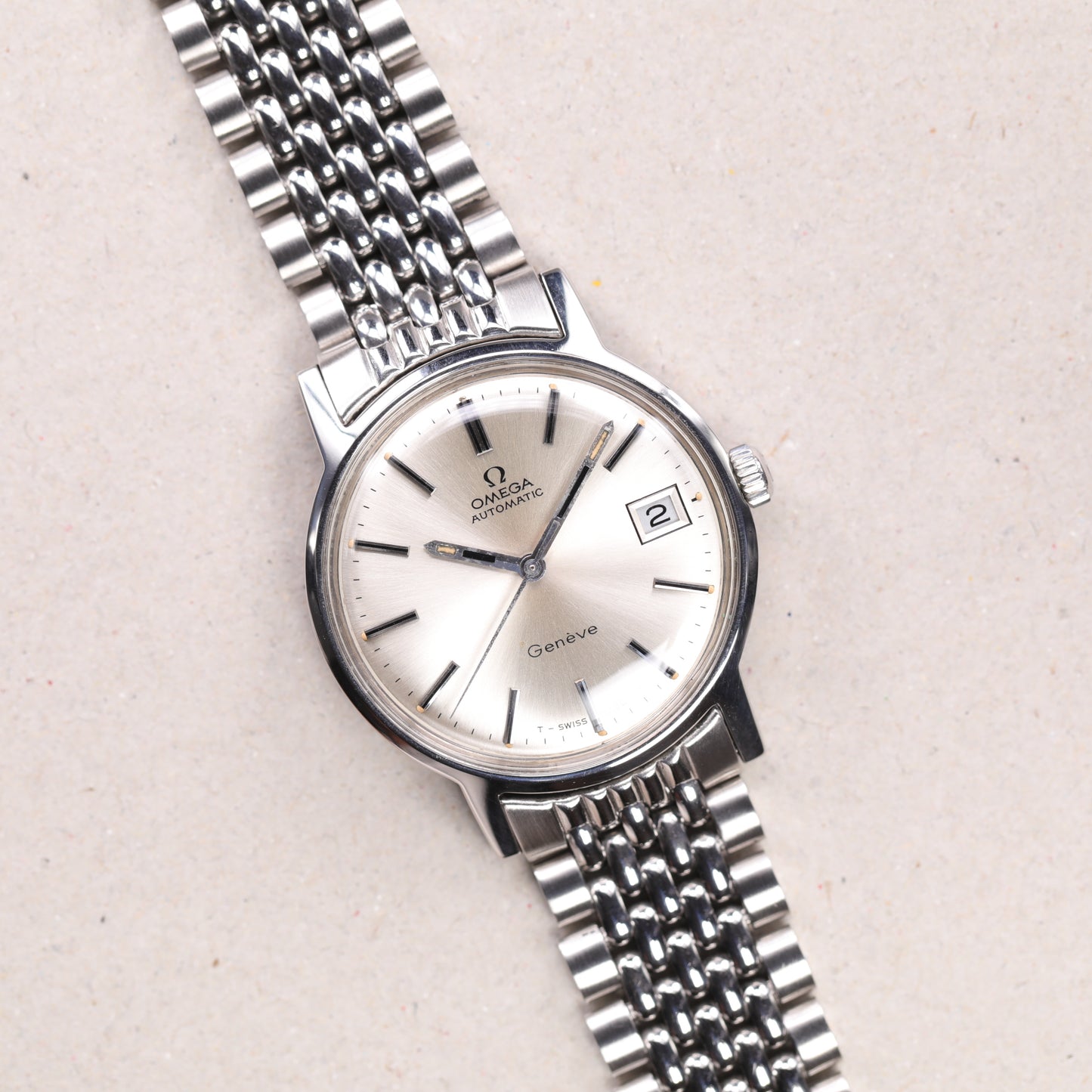 Omega Genève  166.070 | 35mm | 1971 | Cadran argent | Acier