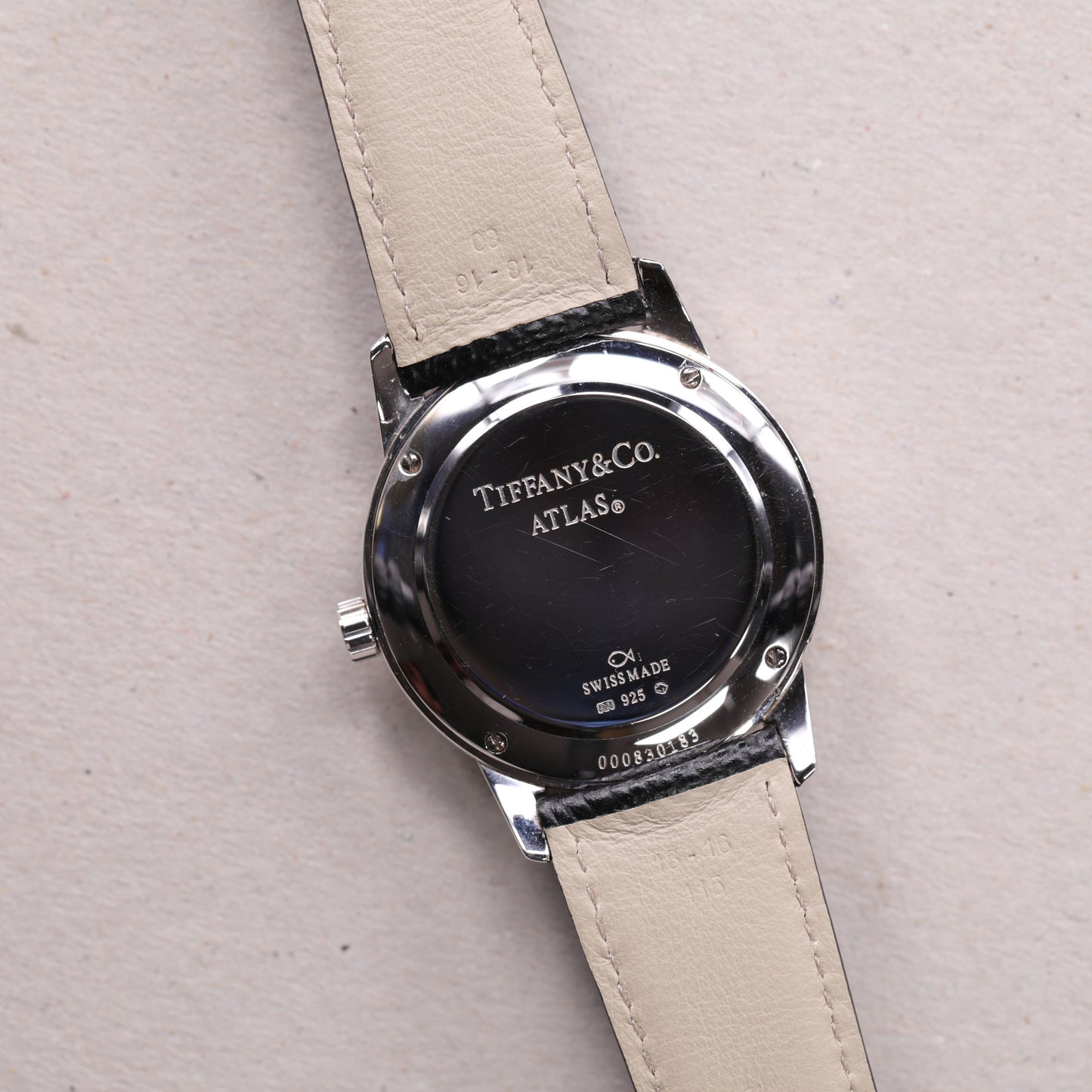 Tiffany & Co Atlas | 37 mm | CIRCA 2000 | Cadran argent | Argent 925°°