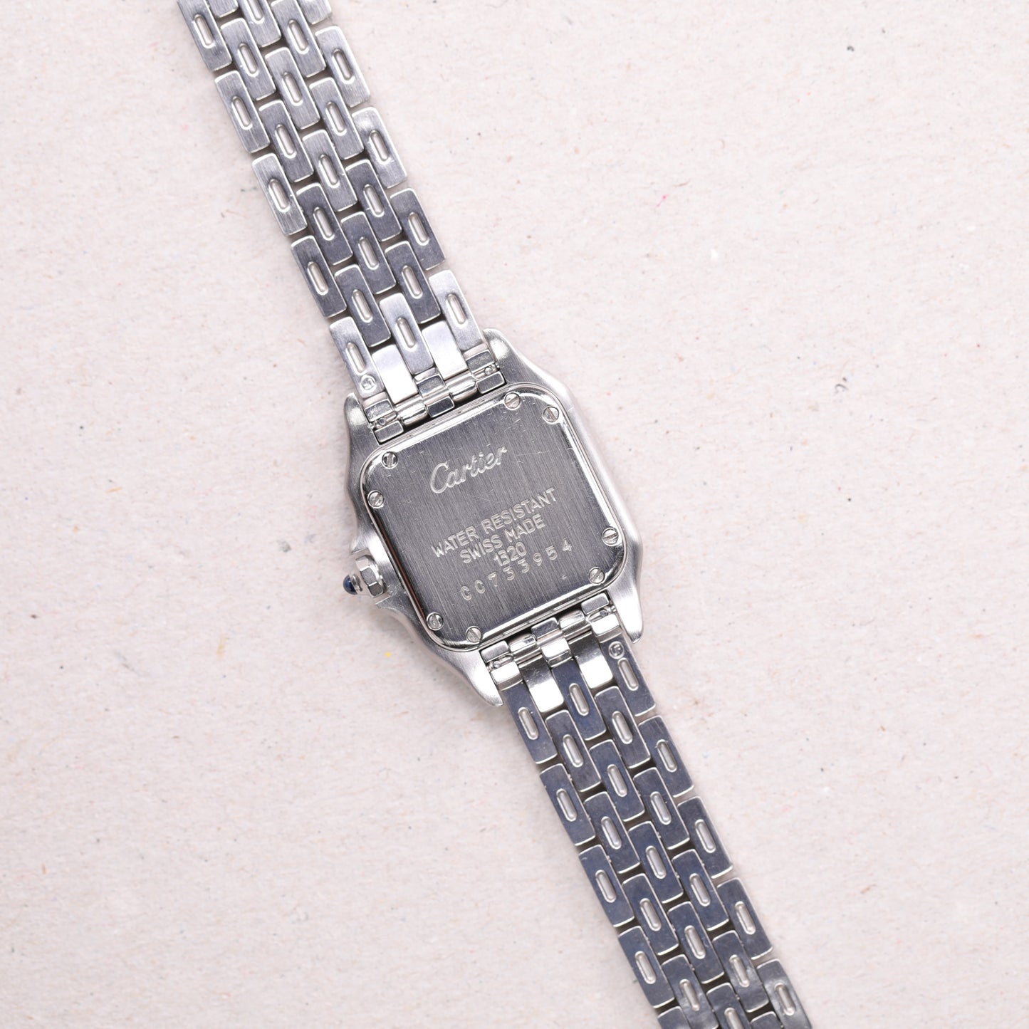 Cartier Panthere 1320 | 22 mm | CIRCA 1990 | Cadran blanc | Acier