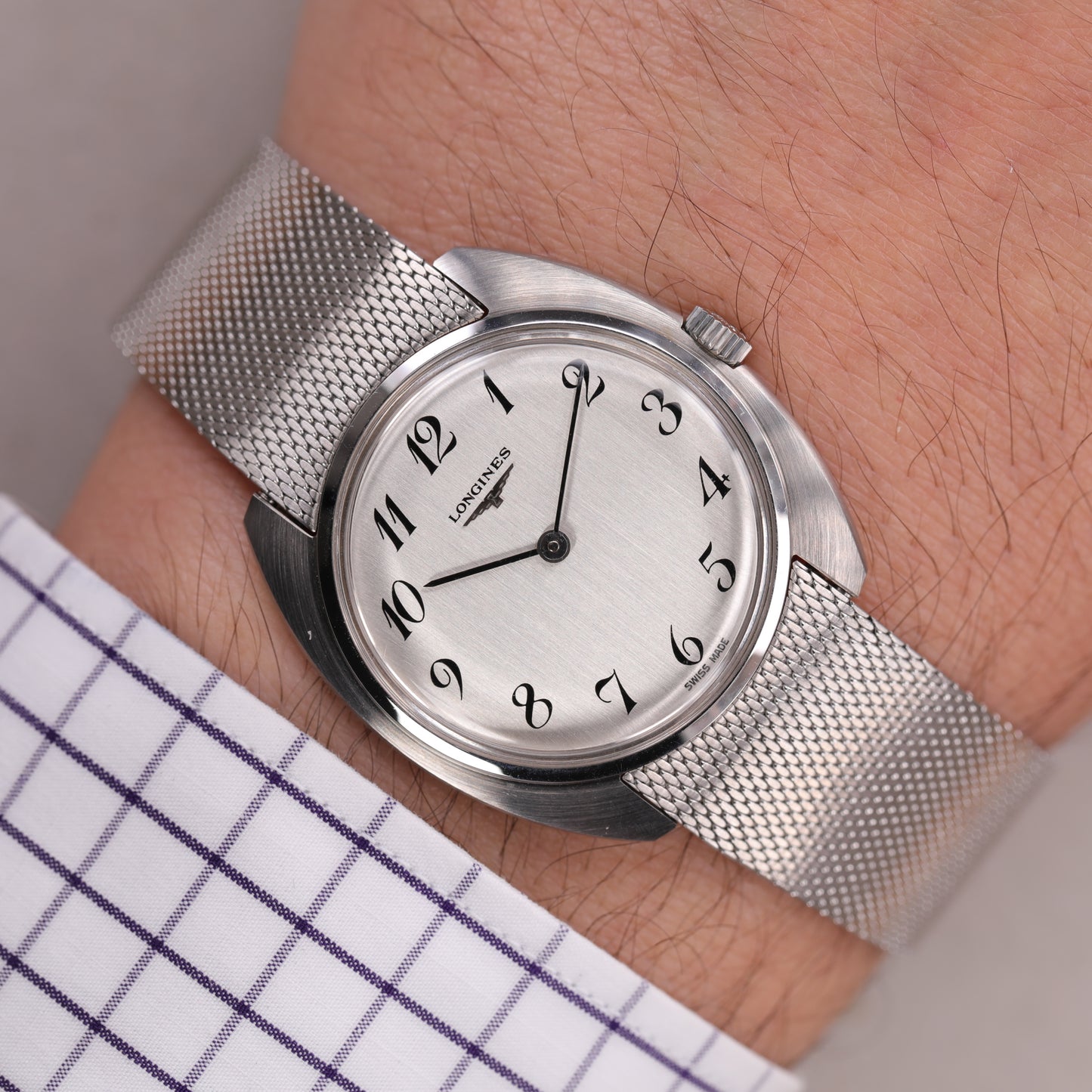 Longines 7823 | 33mm | CIRCA 1970 | Cadran argent | Acier