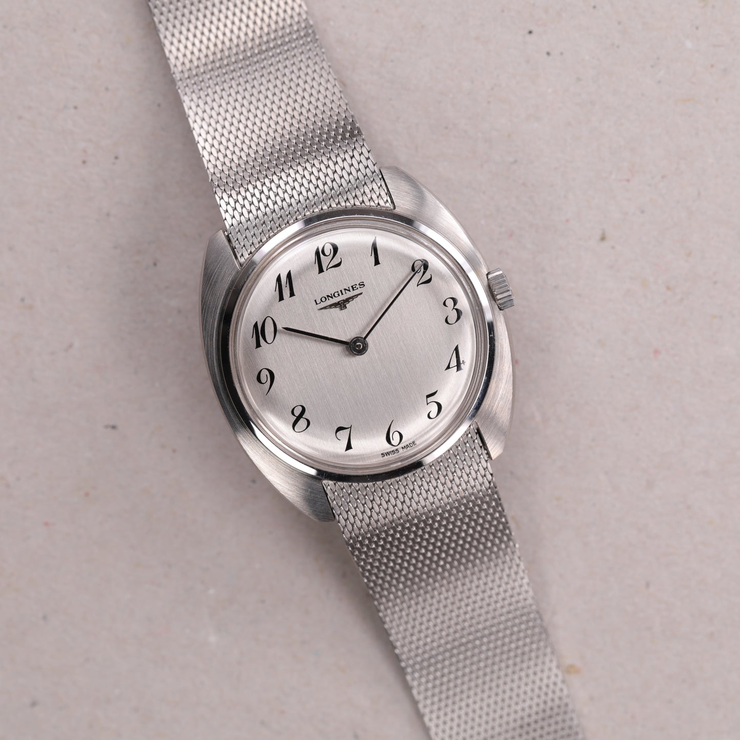 Longines 7823 | 33mm | CIRCA 1970 | Cadran argent | Acier