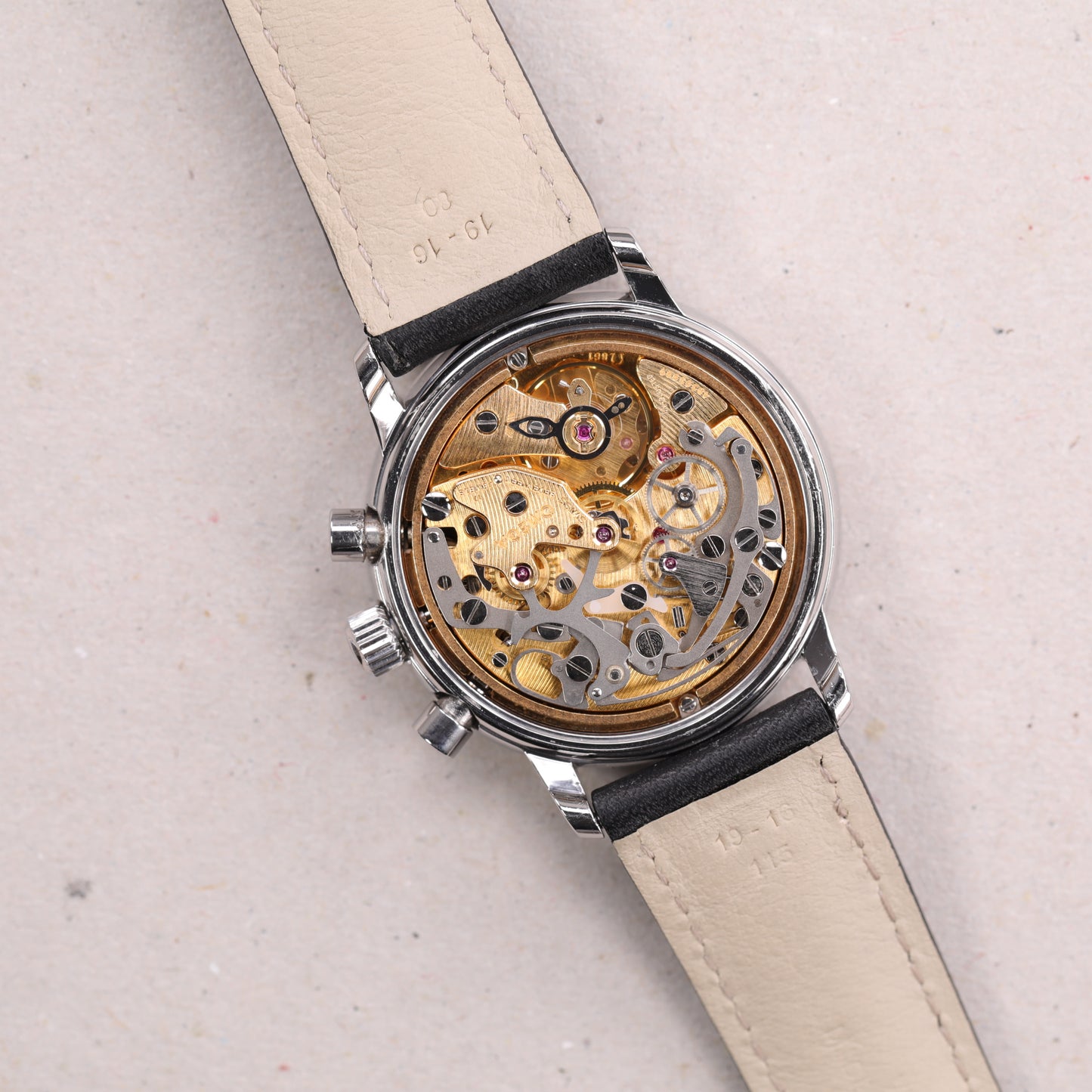 Omega de Ville Prestige 145.0050 | 36 mm | 1985 | Cadran noir | Acier