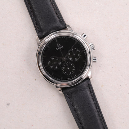Omega de Ville Prestige 145.0050 | 36 mm | 1985 | Cadran noir | Acier