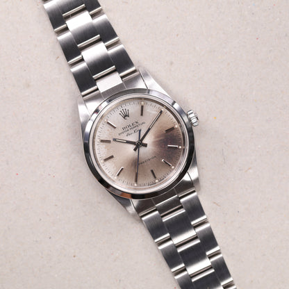 Rolex 14000 | 34mm | 1998 | Cadran Patiné | Écrin Rolex | Acier