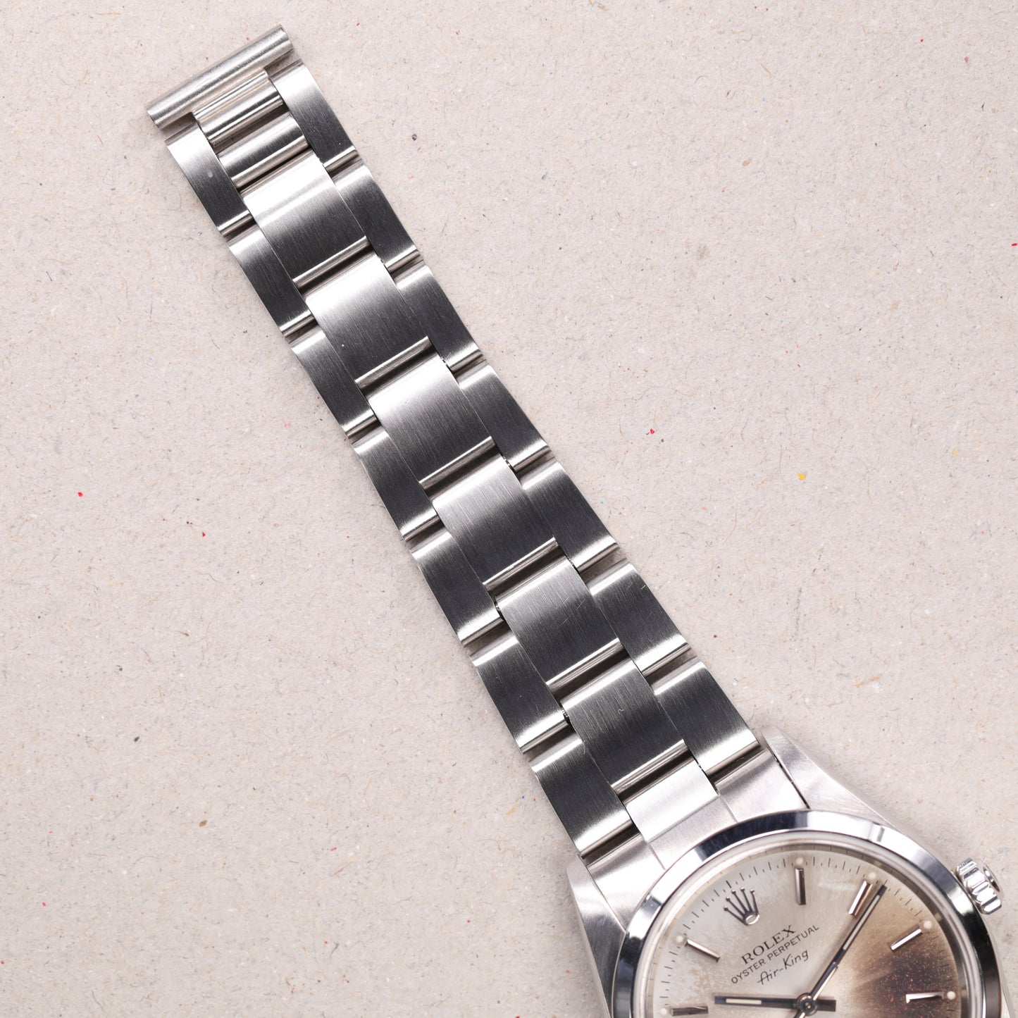 Rolex 14000 | 34mm | 1998 | Cadran Patiné | Écrin Rolex | Acier