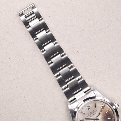 Rolex 14000 | 34mm | 1998 | Cadran Patiné | Écrin Rolex | Acier