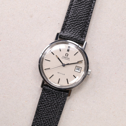 Omega de Ville 166.0161 | 35 mm | 1973 | Cadran argent | Acier