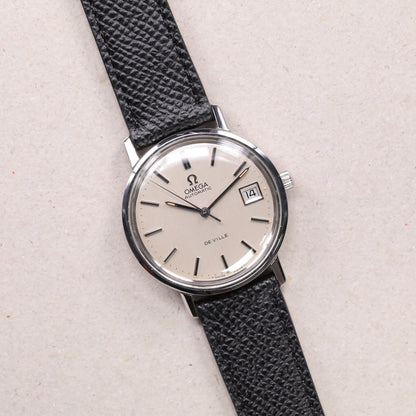 Omega de Ville 166.0161 | 35 mm | 1973 | Cadran argent | Acier