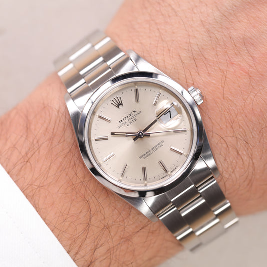 Rolex 15200 | 34 mm | 1994 | Cadran argent (beige) | Acier