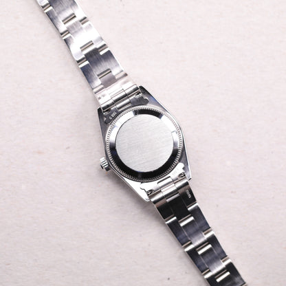 Rolex 76080 | 26 mm | 2002 | Cadran argent | Boite & Papiers | Acier