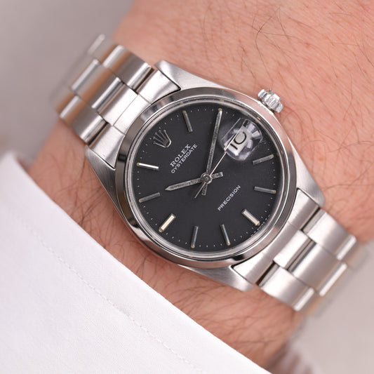 Rolex 6694 | 34 mm | 1973 | Cadran noir | Acier