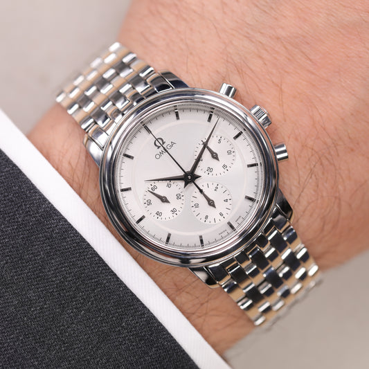 Omega de Ville Prestige 145.0050 | 36 mm | 1985 | Cadran argent | Acier