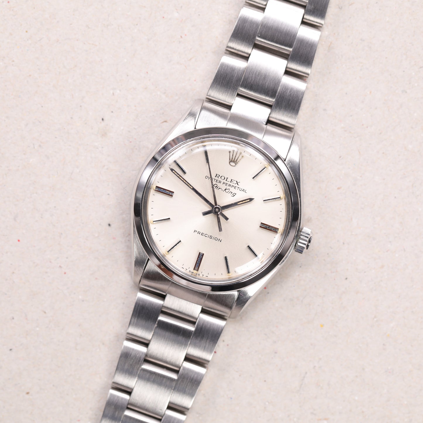 Rolex 5500 | 34 mm | 1981 | Cadran argent (beige) | Acier