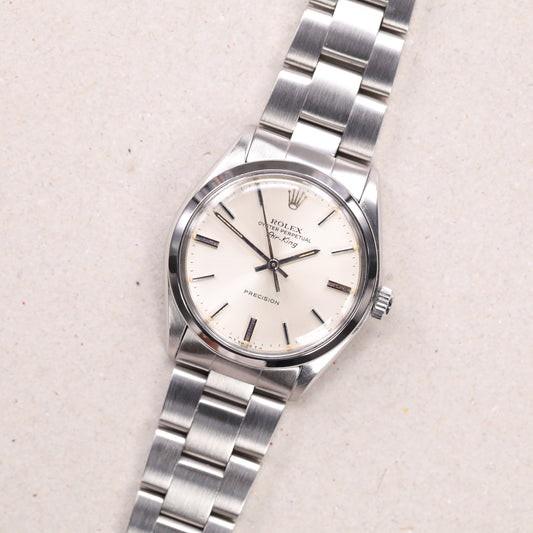 Rolex 5500 | 34 mm | 1981 | Cadran argent (beige) | Acier