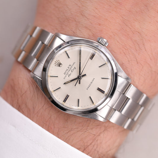 Rolex 5500 | 34 mm | 1981 | Cadran argent (beige) | Acier