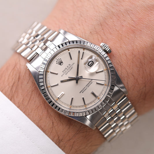 Rolex 1603 | 36 mm | 1974 | Cadran argent | Acier
