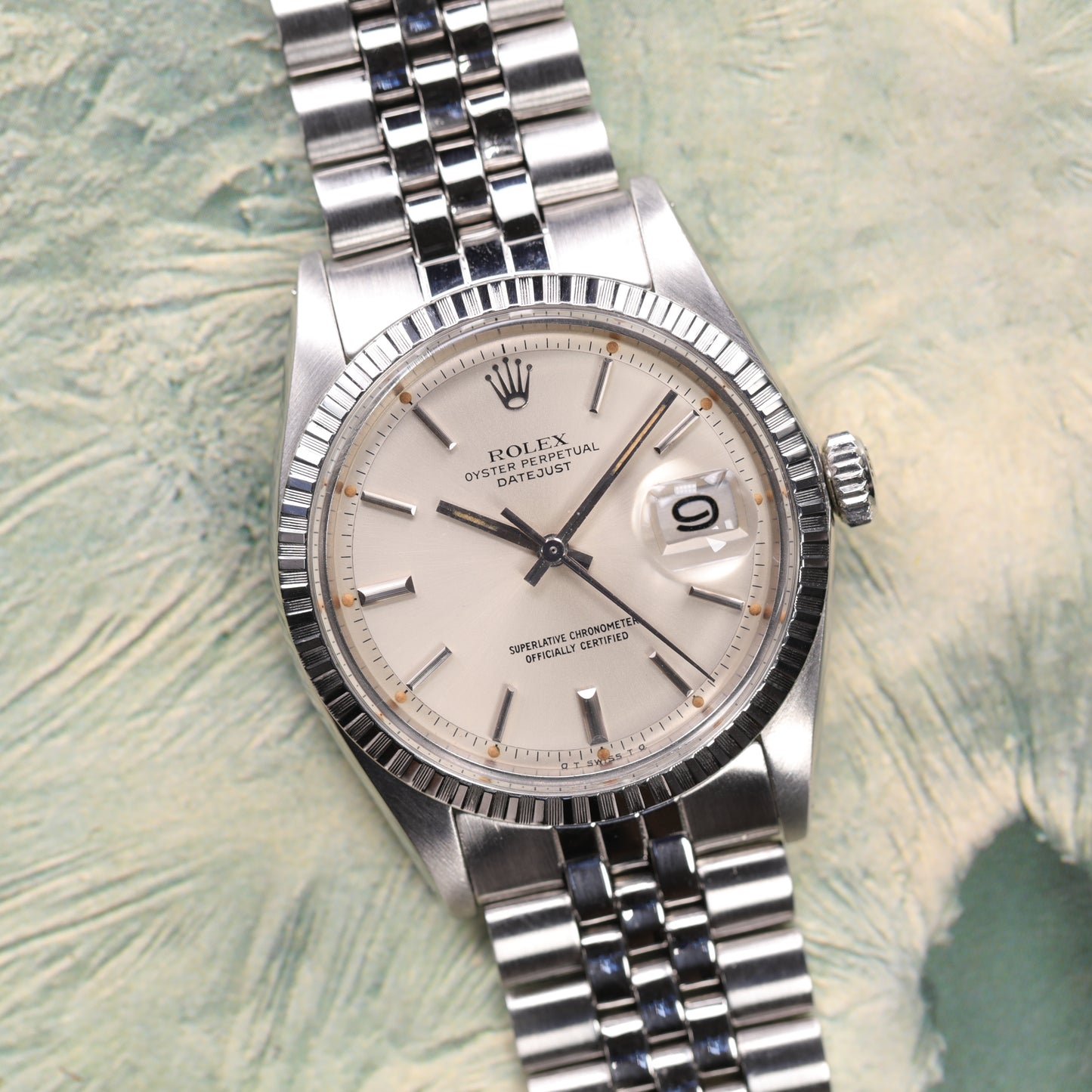 Rolex 1603 | 36 mm | 1974 | Cadran argent | Acier