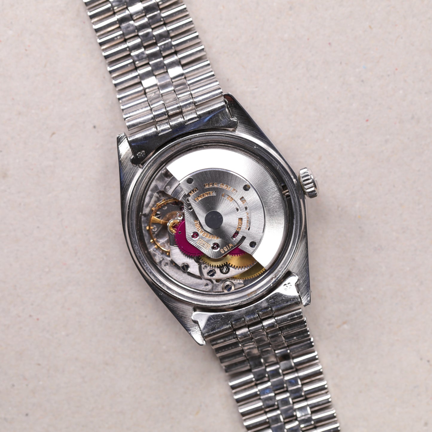 Rolex 1603 | 36 mm | 1974 | Cadran argent | Acier