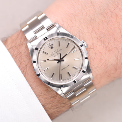 Rolex 14010 | 34 mm | 1998 | Cadran argent | Acier
