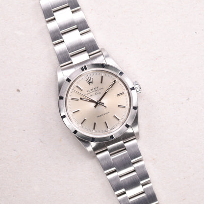 Rolex 14010 | 34 mm | 1998 | Cadran argent | Acier