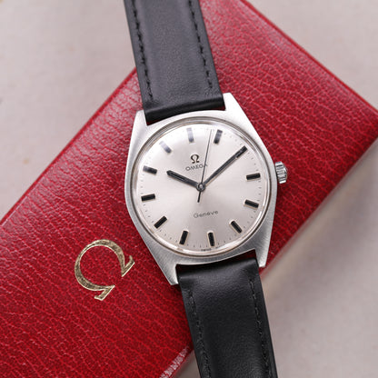 Omega 135.041 | 34mm | 1968 | Cadran argent | Écrin Omega | Acier