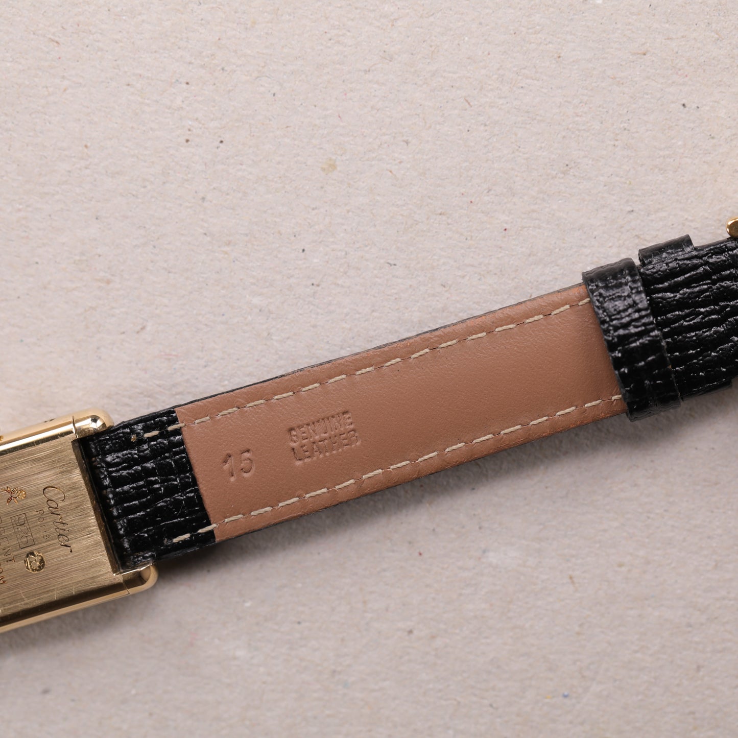 Cartier Must | 20*28mm | CIRCA 1980 | Cadran marron | Vermeil