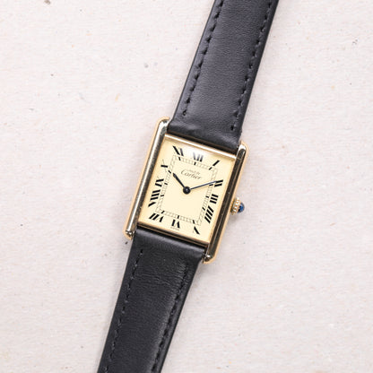 Cartier Must | 23*31mm | CIRCA 1980 | Cadran beige | Vermeil