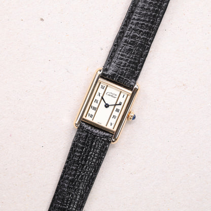 Cartier Must | 20*28mm | CIRCA 1990 | Cadran beige | Vermeil