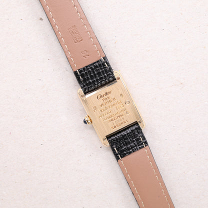 Cartier Must | 20*28mm | CIRCA 1990 | Cadran beige | Vermeil
