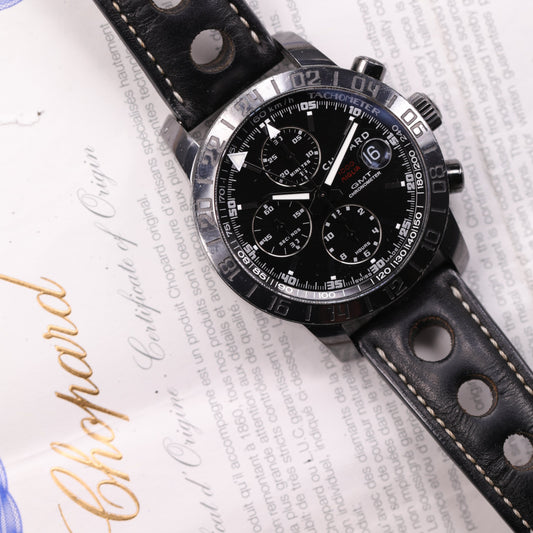 Chopard 8992 | 42mm | 2011 | Cadran noir | Garantie d'origine | Acier