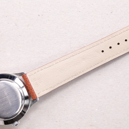 Leonidas Triple Date Moon Phase | 35 mm | CIRCA 1950 | Acier