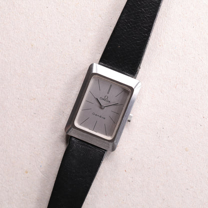 Omega 511.0476 | 24*32 mm | 1975 | Cadran gris | Acier