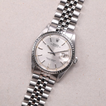 Rolex 1603 | 36 mm | 1973 | Cadran argent | Écrin Rolex | Acier