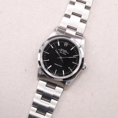 Rolex 14000 | 34 mm | 1990 | Cadran noir | Acier