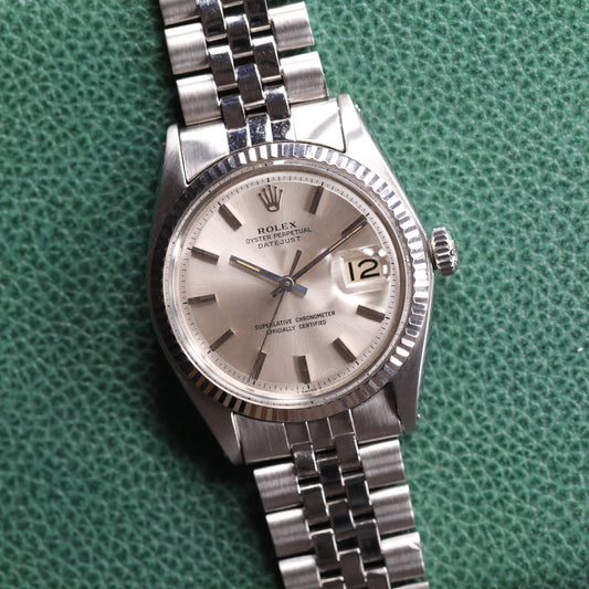 Rolex 1601 | 36 mm | 1969 | Cadran argent | Acier