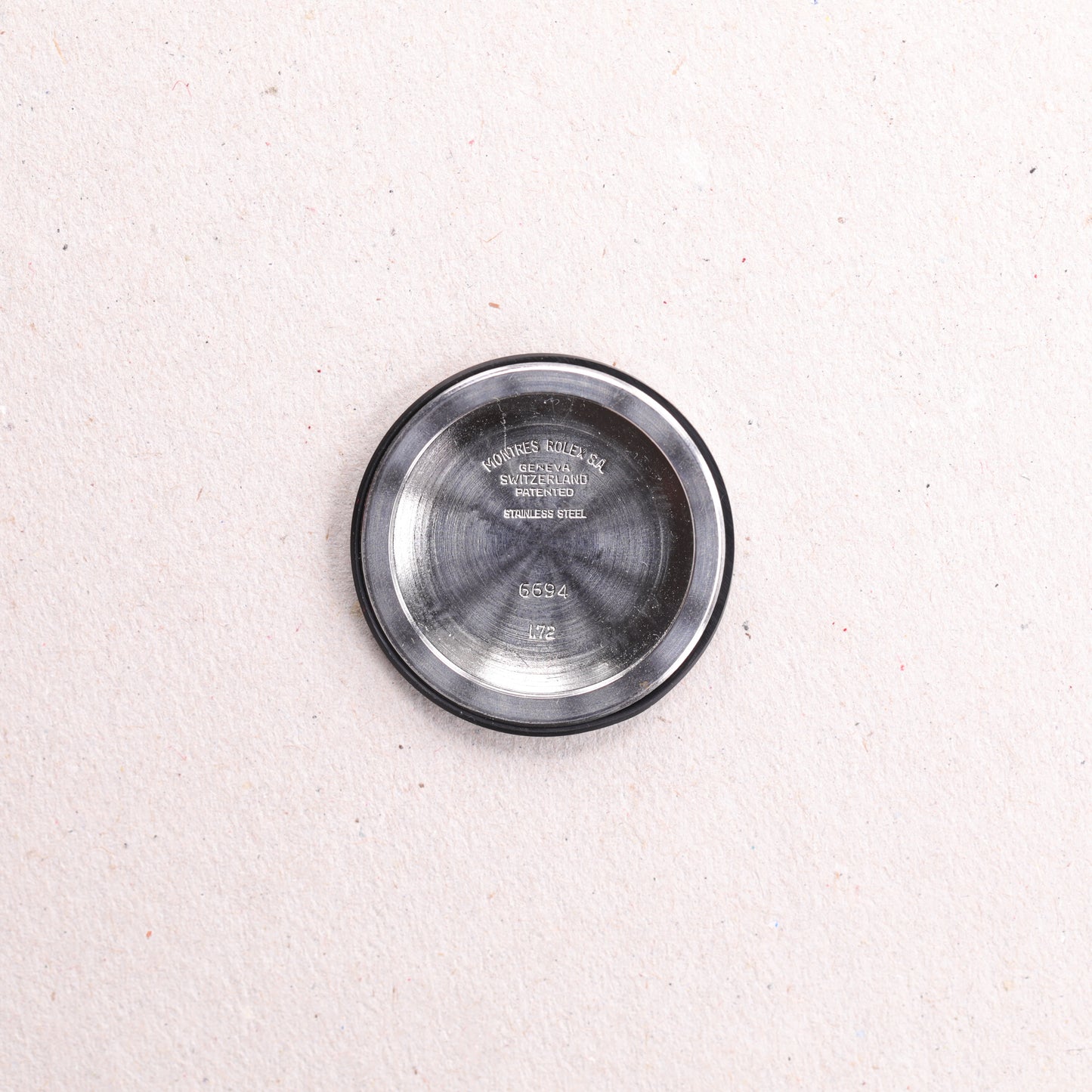 Rolex 6694 | 34 mm | 1974 | Cadran argent texturé lin | Acier