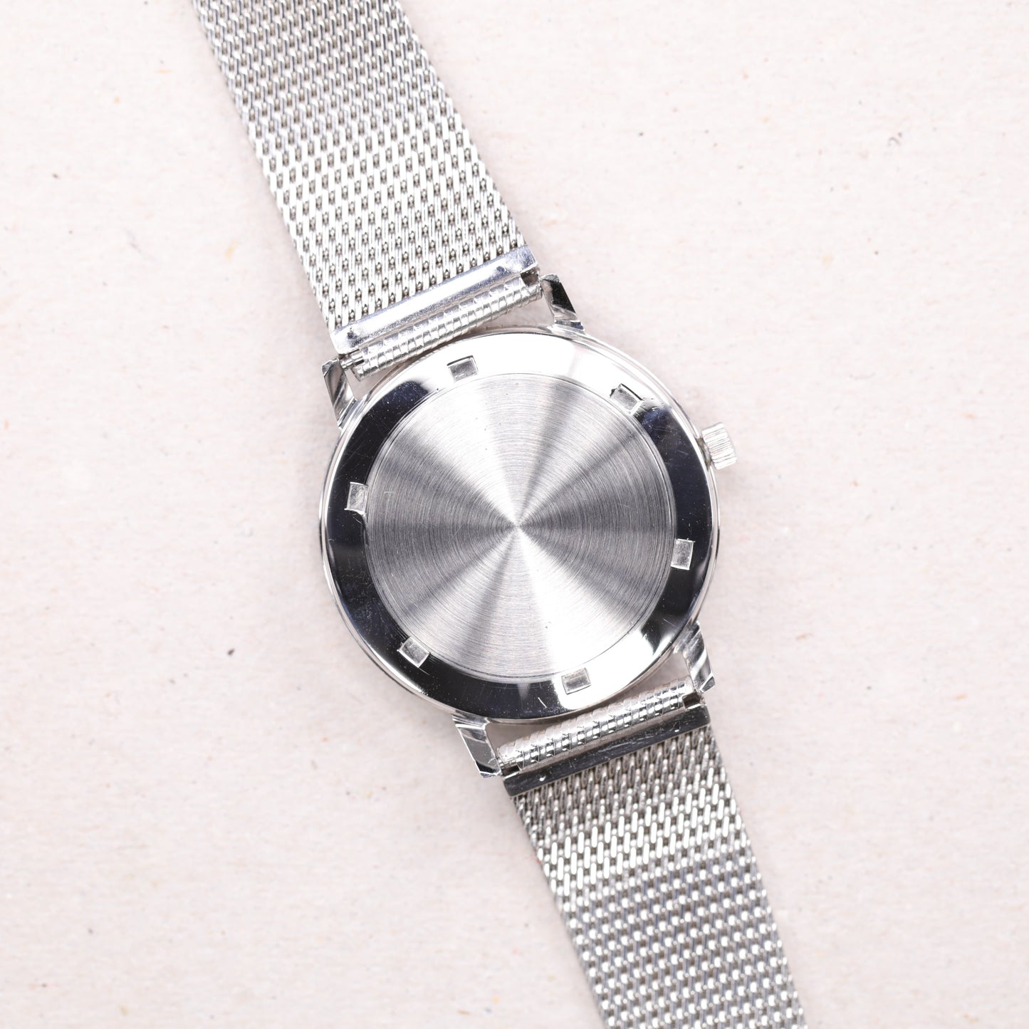 Omega 165.008 | 34,5 mm | 1968 | Cadran texturé Lin | Écrin Omega | Acier